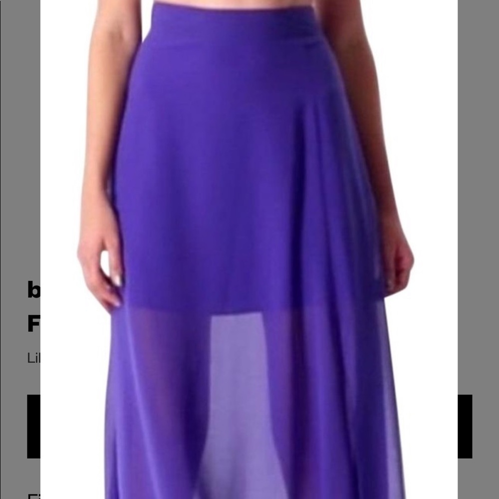 BEBE maxi skirt